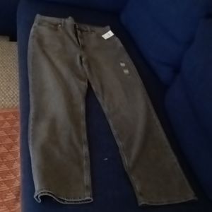 Gap grayish black loose high rise new with tag jeans